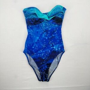Vintage Gottex Women's  Retro Designer One Piece Swimsuit Euro Archival 40 6 S